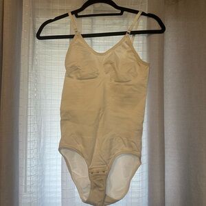 White Bodysuit with Adjustable Straps